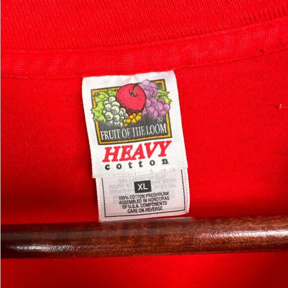 Vintage 90s Chicago Bulls NBA T Shirt Sz XL Red Basketball Pro Player - Picture 7 of 8